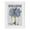 Stupell Industries Welcome Bluebonnet on Paisley Framed Print Under Glass, design by Cindy Jacobs